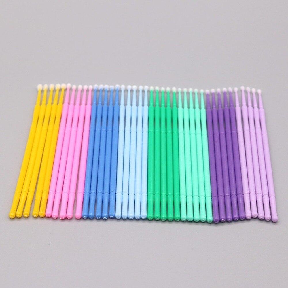 Eyelash Extension Options - 100 unidades/lote de microcepillos desechables para