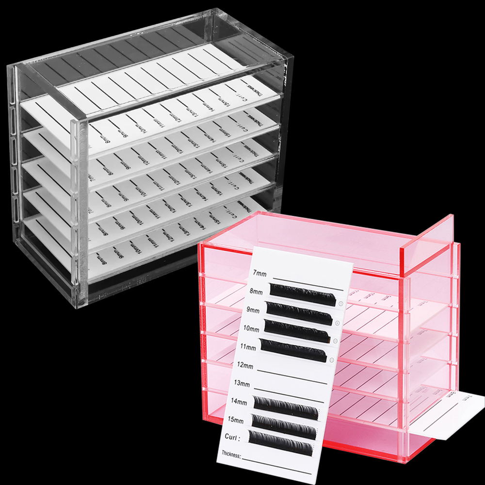 Lash Tray Organizer - Caja de almacenamiento de extensiones de