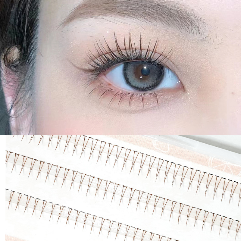 Eyelash Extension Korean - J Curl forma de V debajo