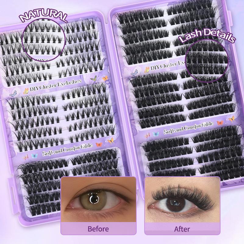 Eyelash Extension Single Lash - Pestañas Postizas 3D Estilo Europeo, Rizadas
