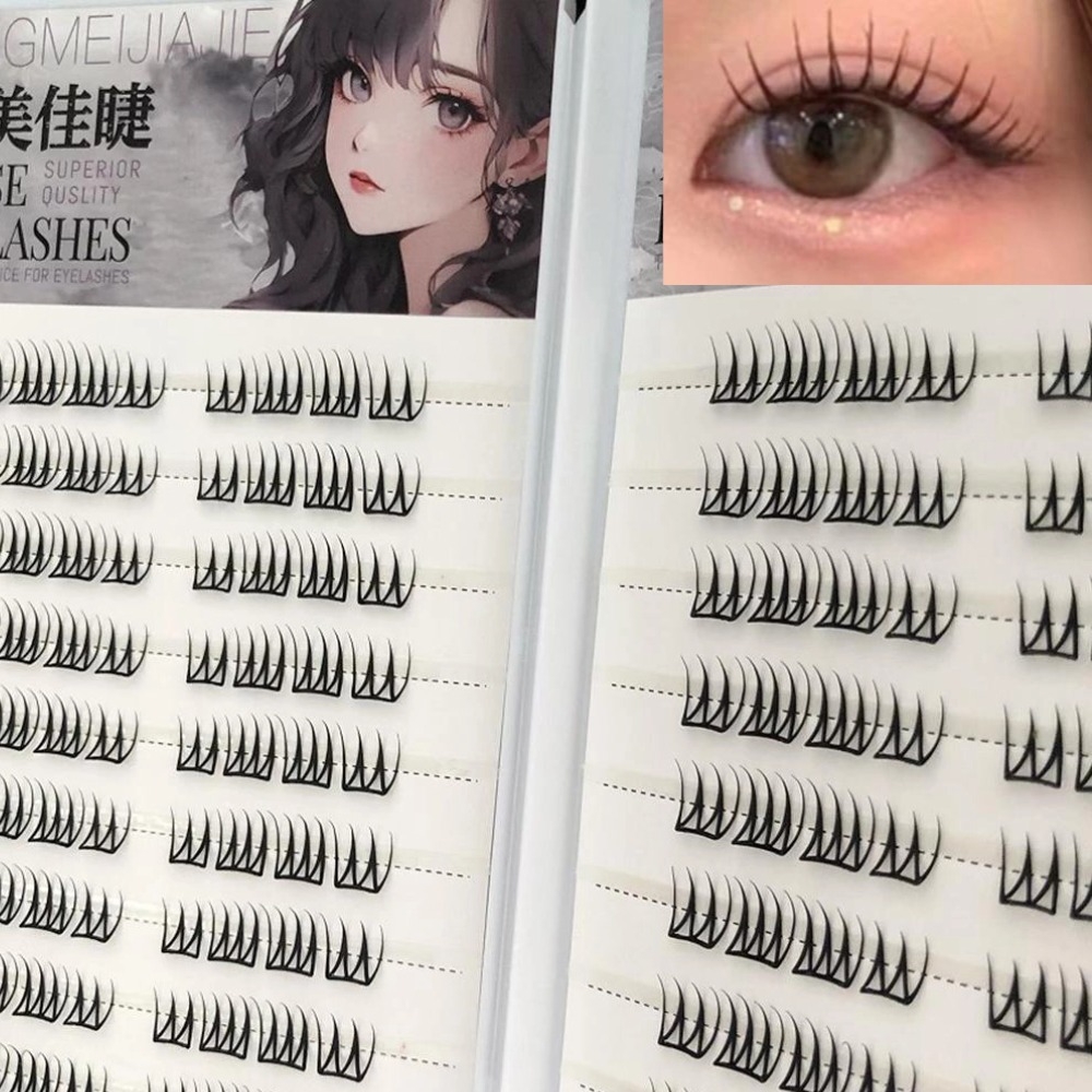 Eyelash Extension Single Lash - Pestañas postizas sin pegamento en forma