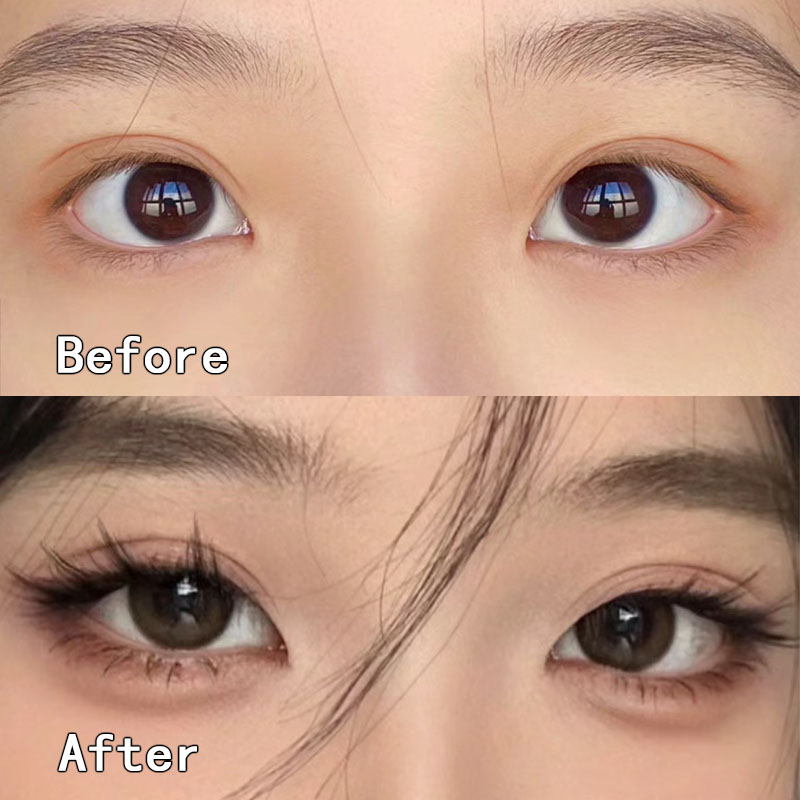 Eyelash Extension No 10 - Pestañas Postizas Autoadhesivas Fox Cluster, Suaves,