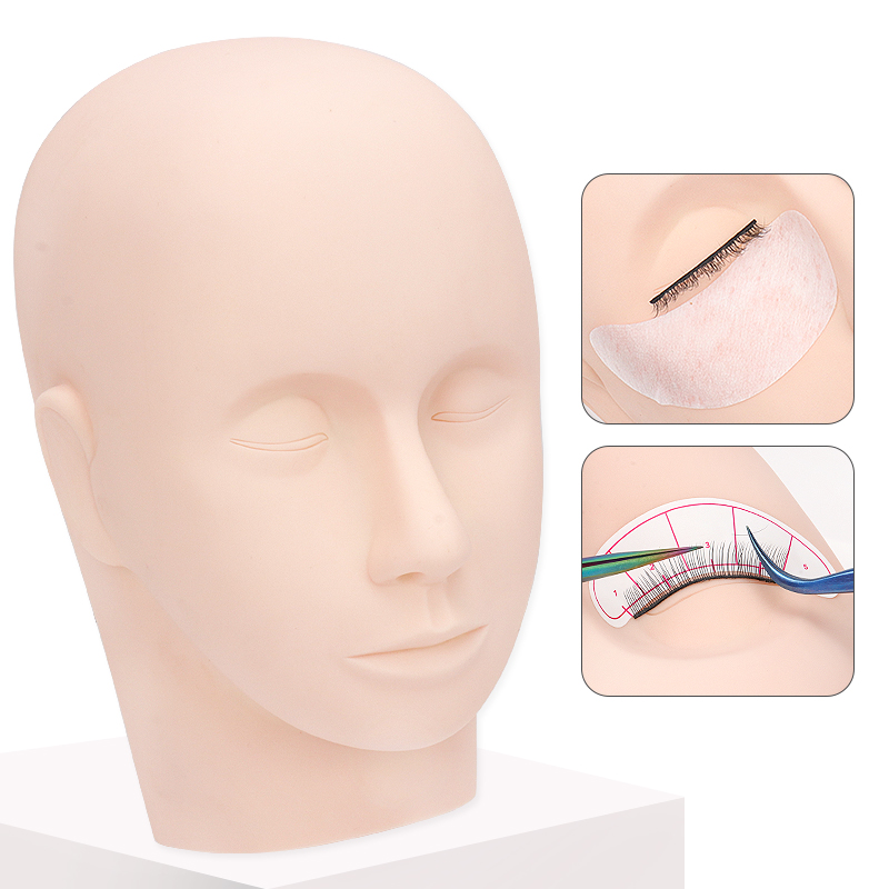 Eyelash Extension Guide - 1 pieza de cabeza de maniquí
