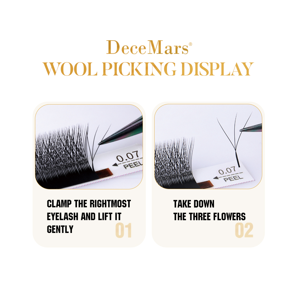 DeceMars 3DW/4DW/5DW/6DW/NUEVO - Eyelash Extension Logo reseña y precio