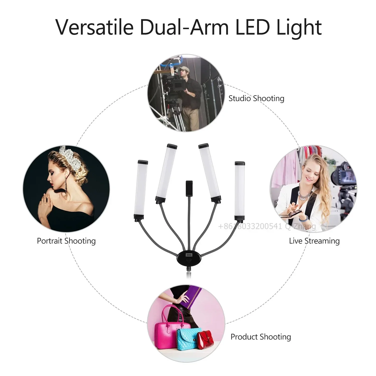 Lámpara LED Yidoblo 80W FX-800 - Eyelash Extension Videos reseña y precio