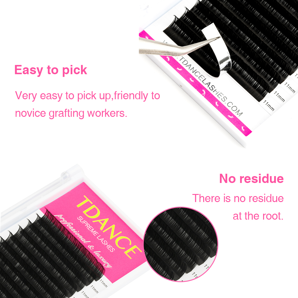 TDANCE extensión de pestañas 1 - Eyelash Extension Korean reseña y precio
