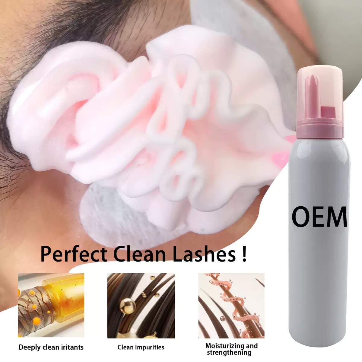 Champú de pestañas batido pers - Eyelash Extension Logo reseña y precio