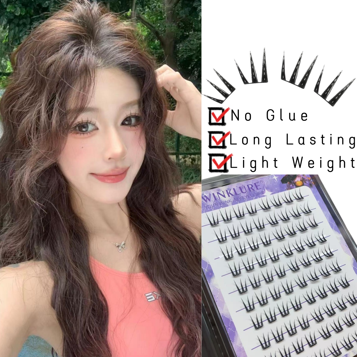 Pestañas Postizas WINKLURE No- - Eyelash Extension No 10 reseña y precio