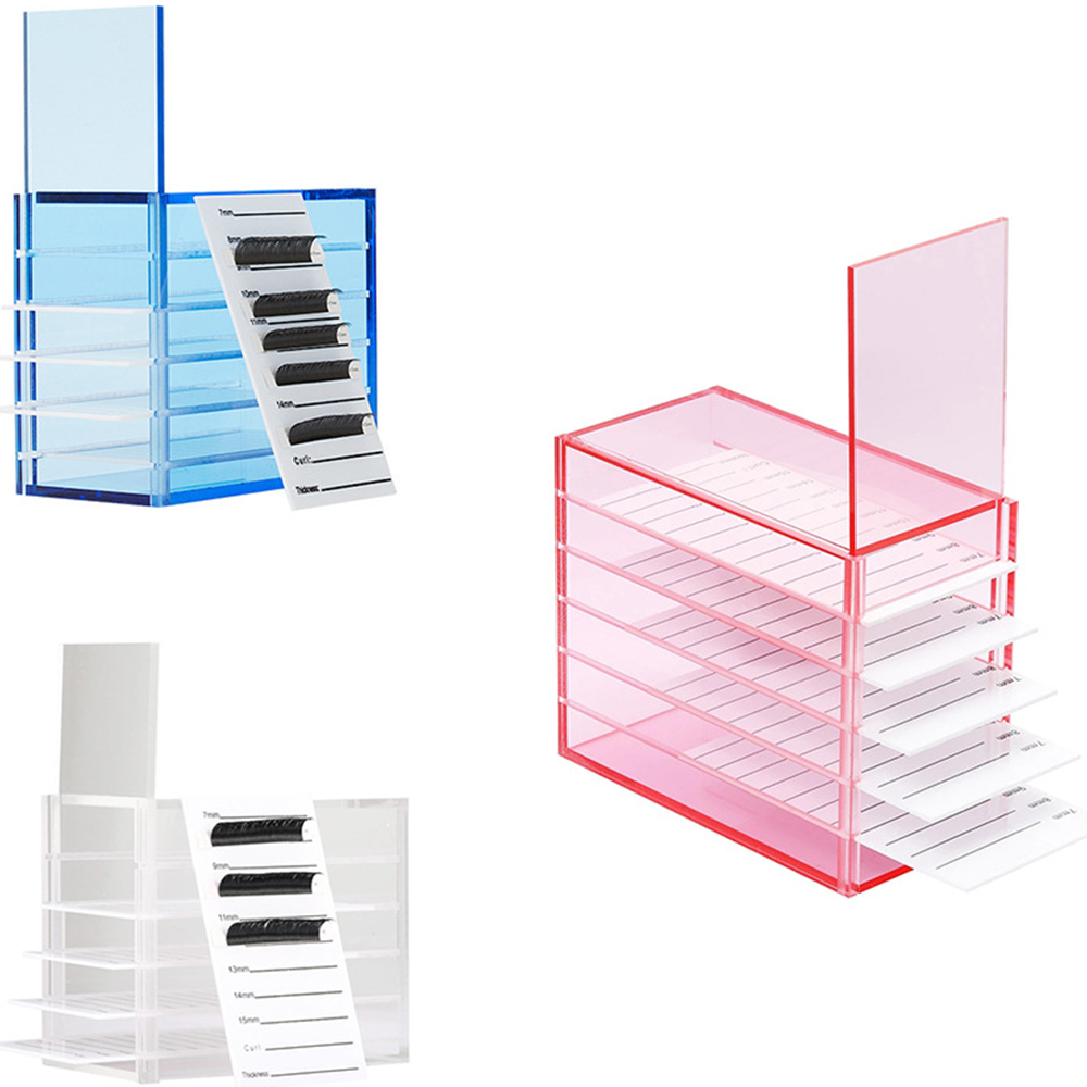Caja de almacenamiento de exte - Lash Tray Organizer reseña y precio