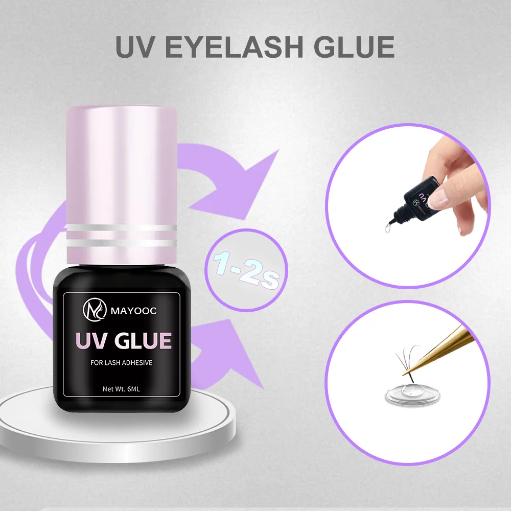 MAYOOC-pegamento para pestañas - Eyelash Extension Logo reseña y precio