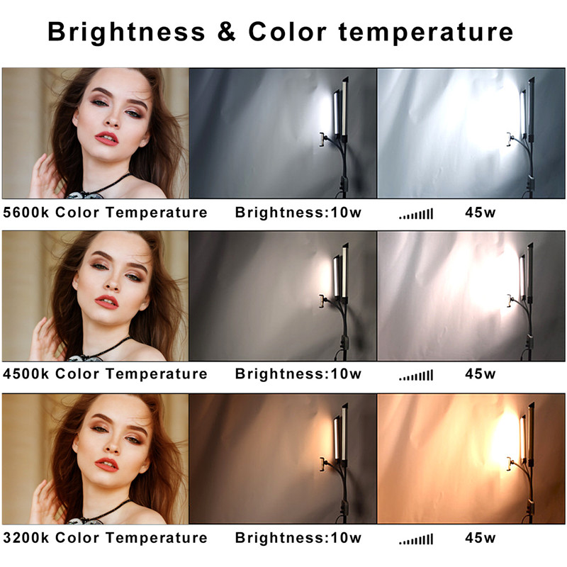 Luz LED de relleno de brazos d - Eyelash Extension Videos reseña y precio