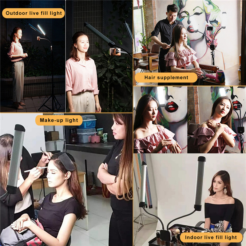 Luz LED de relleno de brazos d - Eyelash Extension Videos reseña y precio