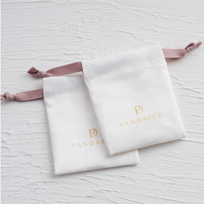 Bolsas de regalo de gamuza de  - Eyelash Extension Logo reseña y precio