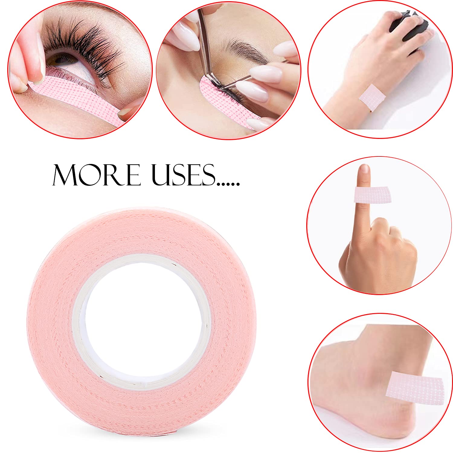 6 Rollos de Cinta Adhesiva par - Eyelash Extension Guide reseña y precio