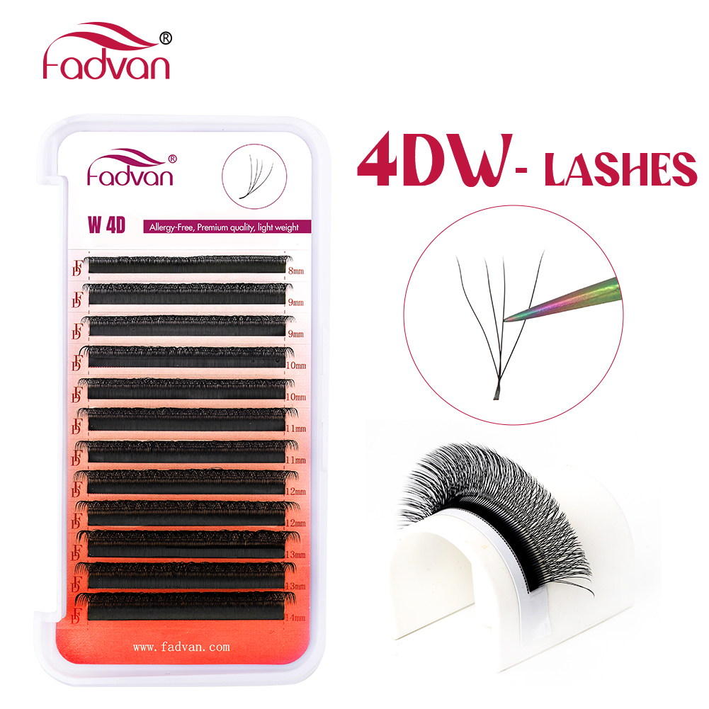 Pestañas FADVAN W 3D 4D 5D 8-1 - Eyelash Extension Logo reseña y precio