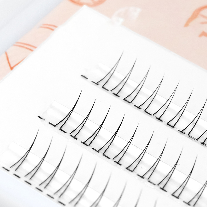 J Curl forma de V debajo de la - Eyelash Extension Korean reseña y precio