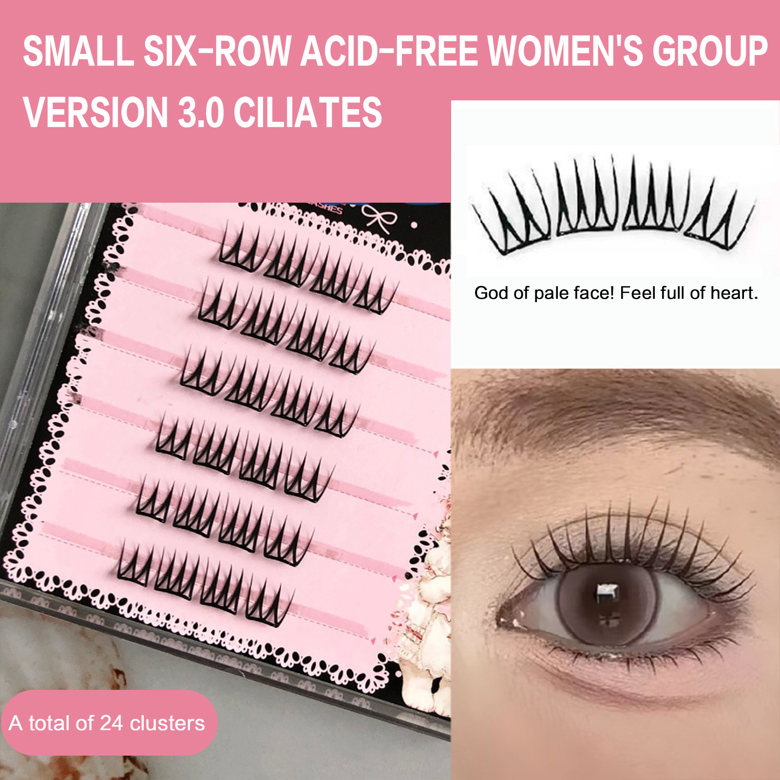 Extensiones de pestañas de un  - Eyelash Extension Korean reseña y precio