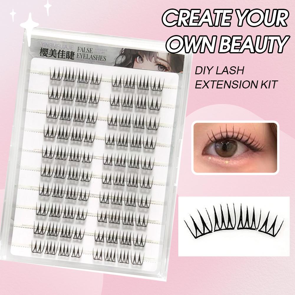 Pestañas postizas sin pegament - Eyelash Extension Single Lash reseña y precio