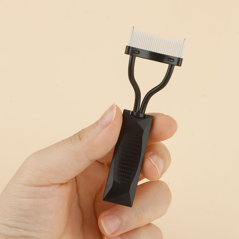 1 pieza Peine de cejas de acer - Eyelash Extension Guide reseña y precio