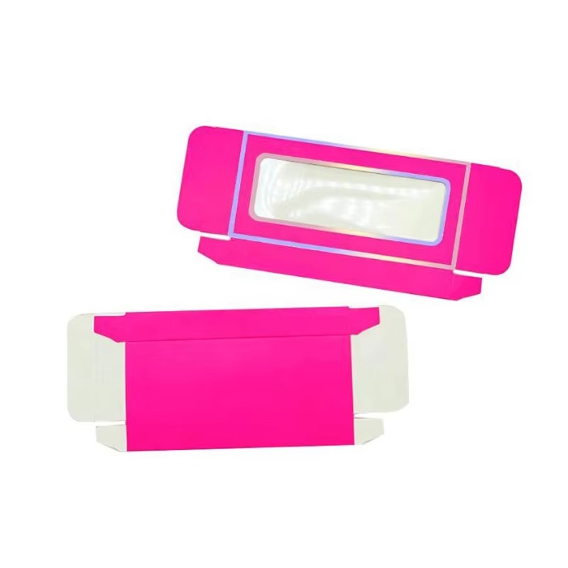 Caja de Pestañas Rosada con Lo - Eyelash Extension Logo reseña y precio