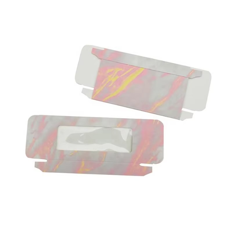 Caja de Pestañas Rosada con Lo - Eyelash Extension Logo reseña y precio