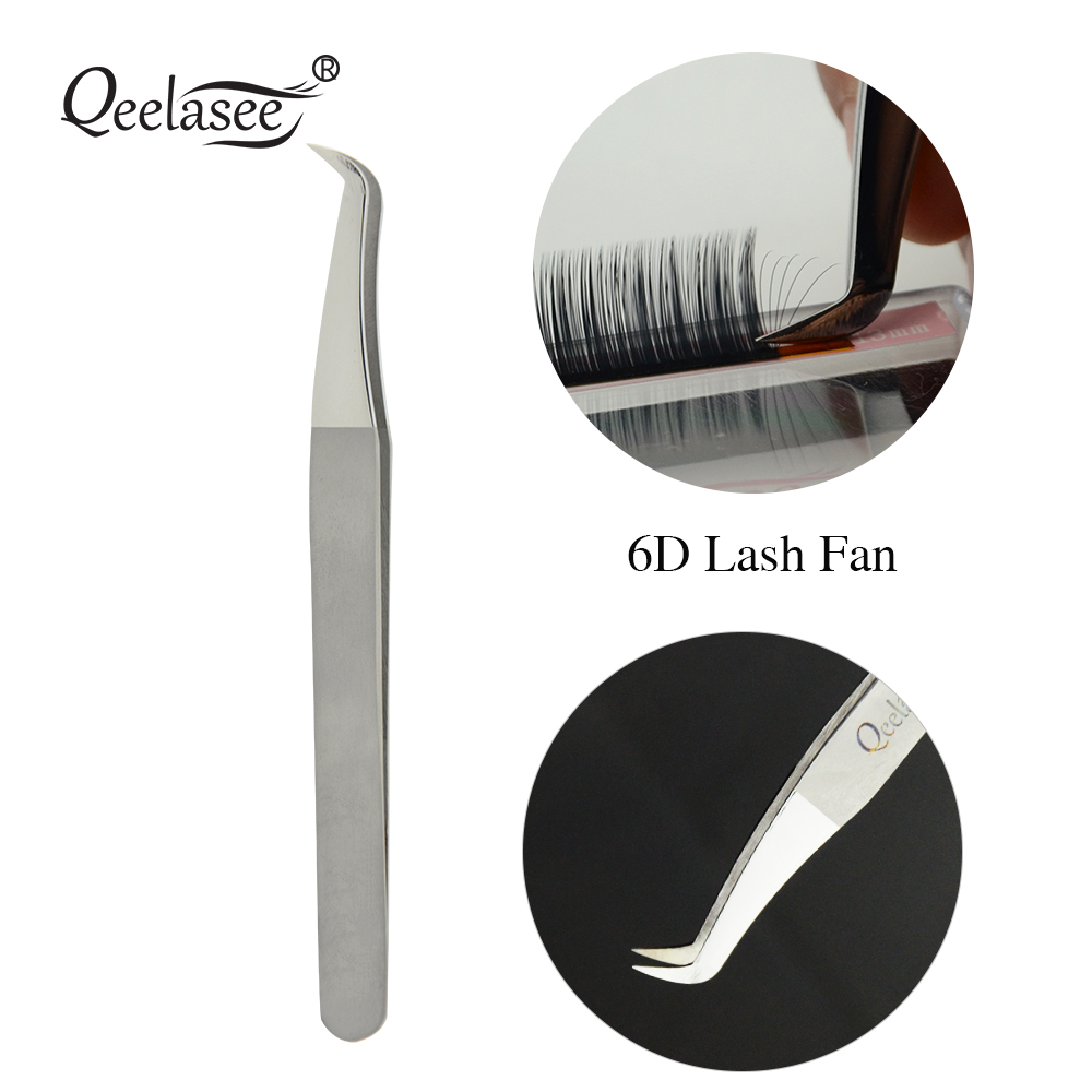 Pinzas para pestañas Qeelasee  - Eyelash Extension Logo reseña y precio