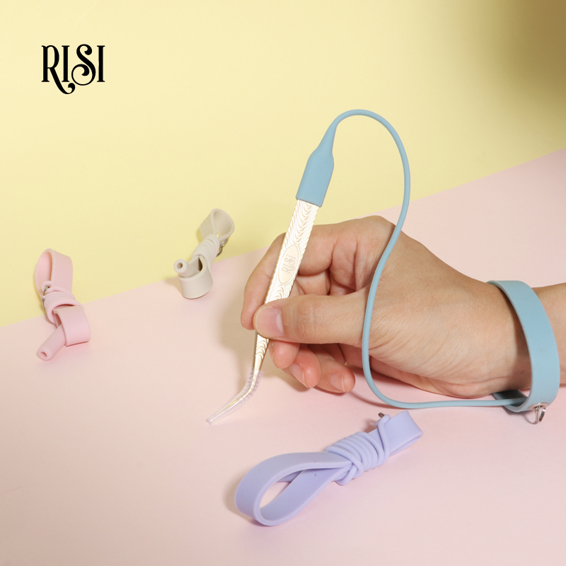 RISI-Pinzas de silicona para e - Eyelash Extension Guide reseña y precio