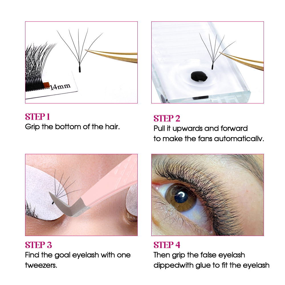 Pestañas Fadvan 5D en Forma de - Eyelash Extension Logo reseña y precio